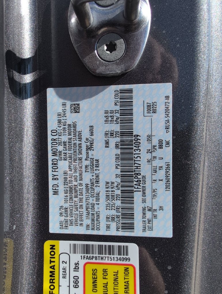 New 2026 Ford Mustang Premium RWD image 35