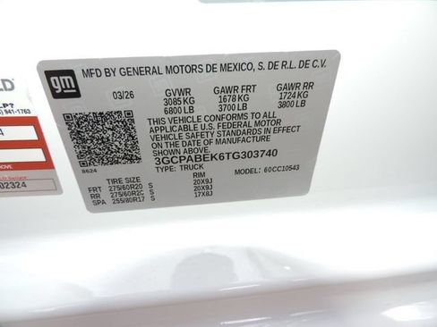 Used 2026 Chevrolet Silverado 1500 Custom RWD image 15