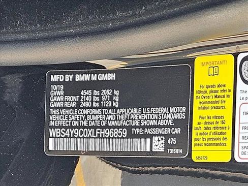 Used 2020 BMW M4 Coupe w/ Competition Package RWD image 15