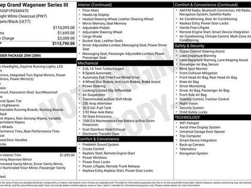 New 2023 Jeep Grand Wagoneer Series III image 5