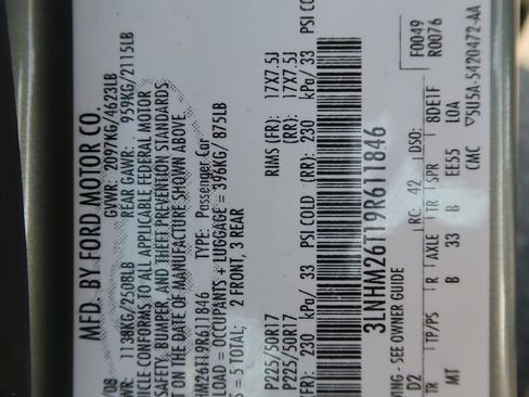 Used 2009 Lincoln MKZ Base image 43