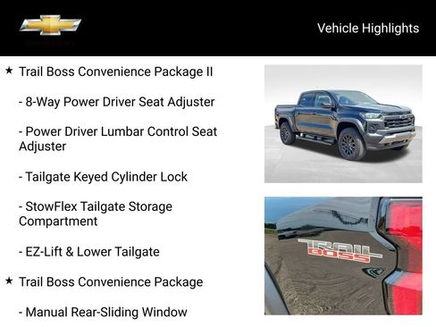Used 2024 Chevrolet Colorado Trail Boss w/ Technology Package AWD/4WD image 21