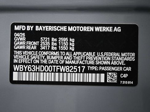 New 2026 BMW i4 eDrive40 w/ M Sport Package RWD image 11