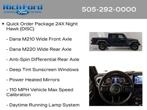 Used 2025 Jeep Gladiator Sport AWD/4WD image 23