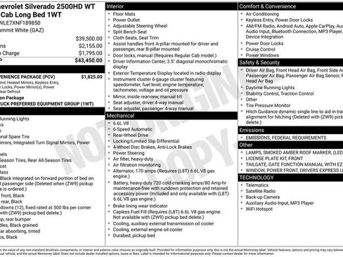 Used 2022 Chevrolet Silverado 2500 W/T w/ WT Convenience Package image 35