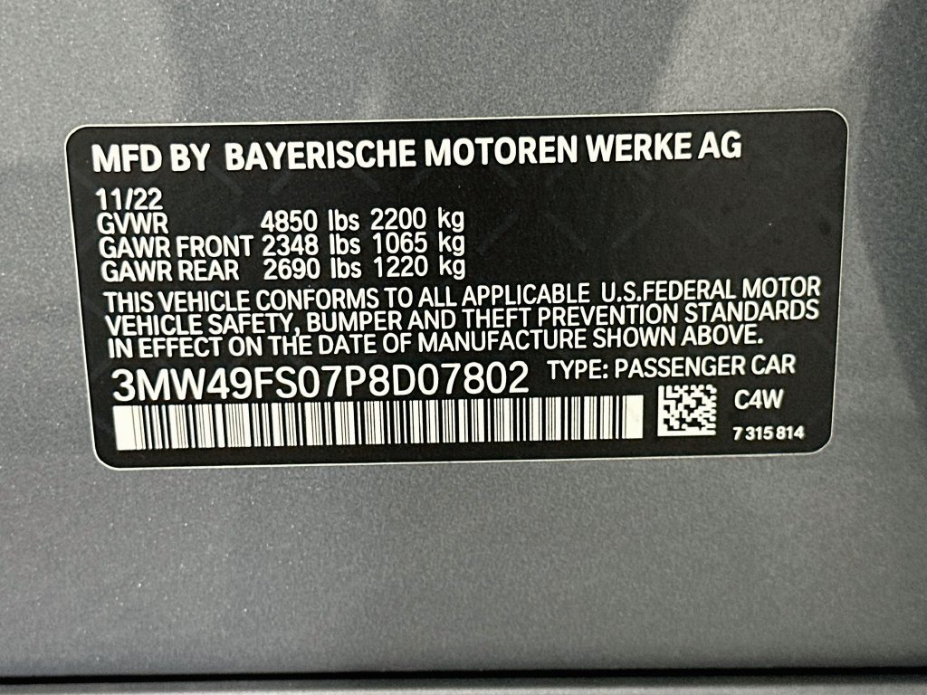 Used 2023 BMW M340i w/ Premium Package RWD image 33