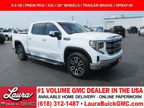 Used 2022 GMC Sierra 1500 SLT w/ SLT Premium Package AWD/4WD image 1