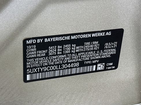 Used 2020 BMW X3 M40i w/ Executive Package AWD/4WD image 12