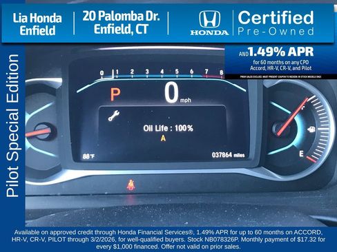 Certified 2022 Honda Pilot Special Edition image 21