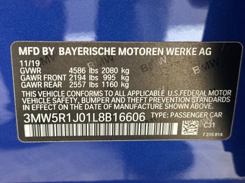 Used 2020 BMW 330i Sedan w/ M Sport Package RWD image 22