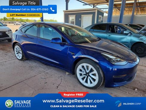 Used 2022 Tesla Model 3 Long Range AWD/4WD image 5