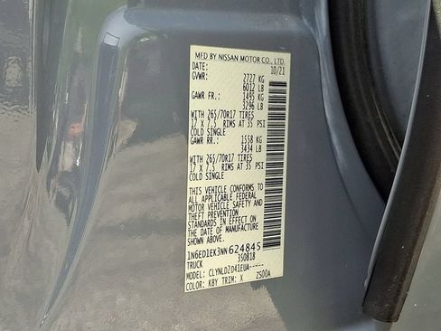 Used 2022 Nissan Frontier PRO-4X w/ Off-Road Protection Package AWD/4WD image 30