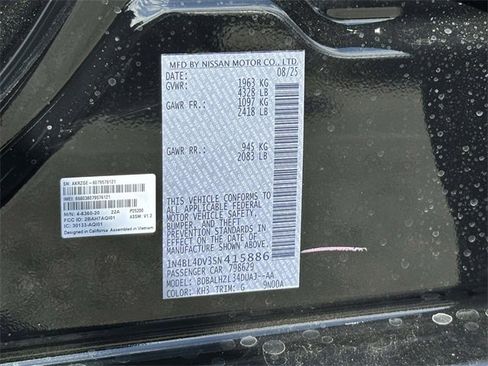 New 2025 Nissan Altima 2.5 SV w/ SV Premium Package image 25