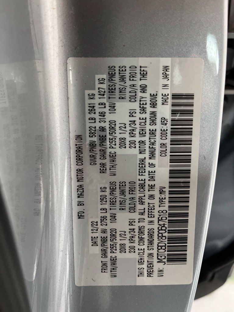 Used 2023 MAZDA CX-9 Grand Touring AWD/4WD image 77
