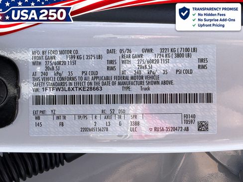 New 2026 Ford F150 XLT w/ Equipment Group 302A MID AWD/4WD image 25