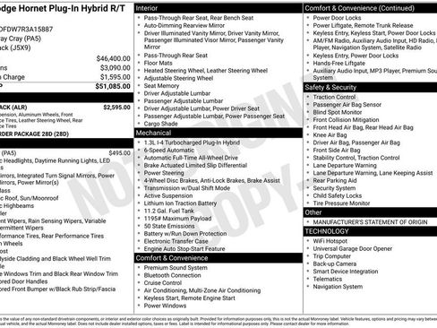 New 2024 Dodge Hornet R/T Plus w/ Track Pack image 6