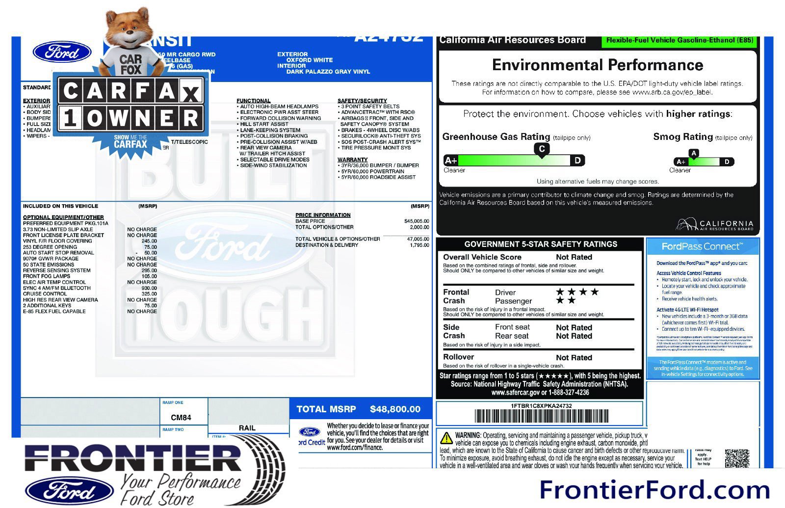 Used 2023 Ford Transit 250 Medium Roof RWD image 11