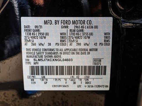 Used 2022 Lincoln Aviator Reserve w/ Equipment Group 201A AWD/4WD image 30
