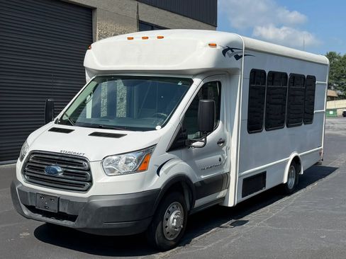 Used 2019 Ford Transit 350 156 DRW w/ Shuttle Bus Prep Package RWD image 1