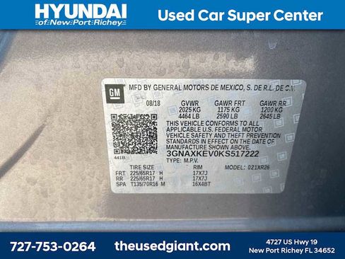 Used 2019 Chevrolet Equinox LT image 13