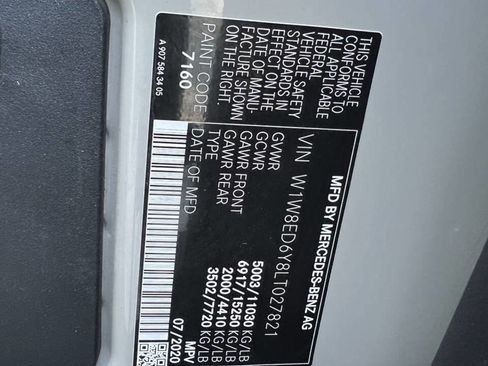 Used 2020 Mercedes-Benz Sprinter 3500 w/ Premium Plus Package image 33