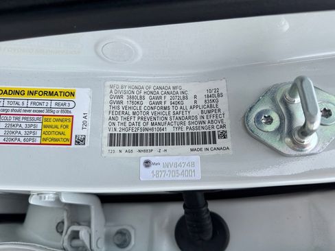 Used 2022 Honda Civic Sport image 20
