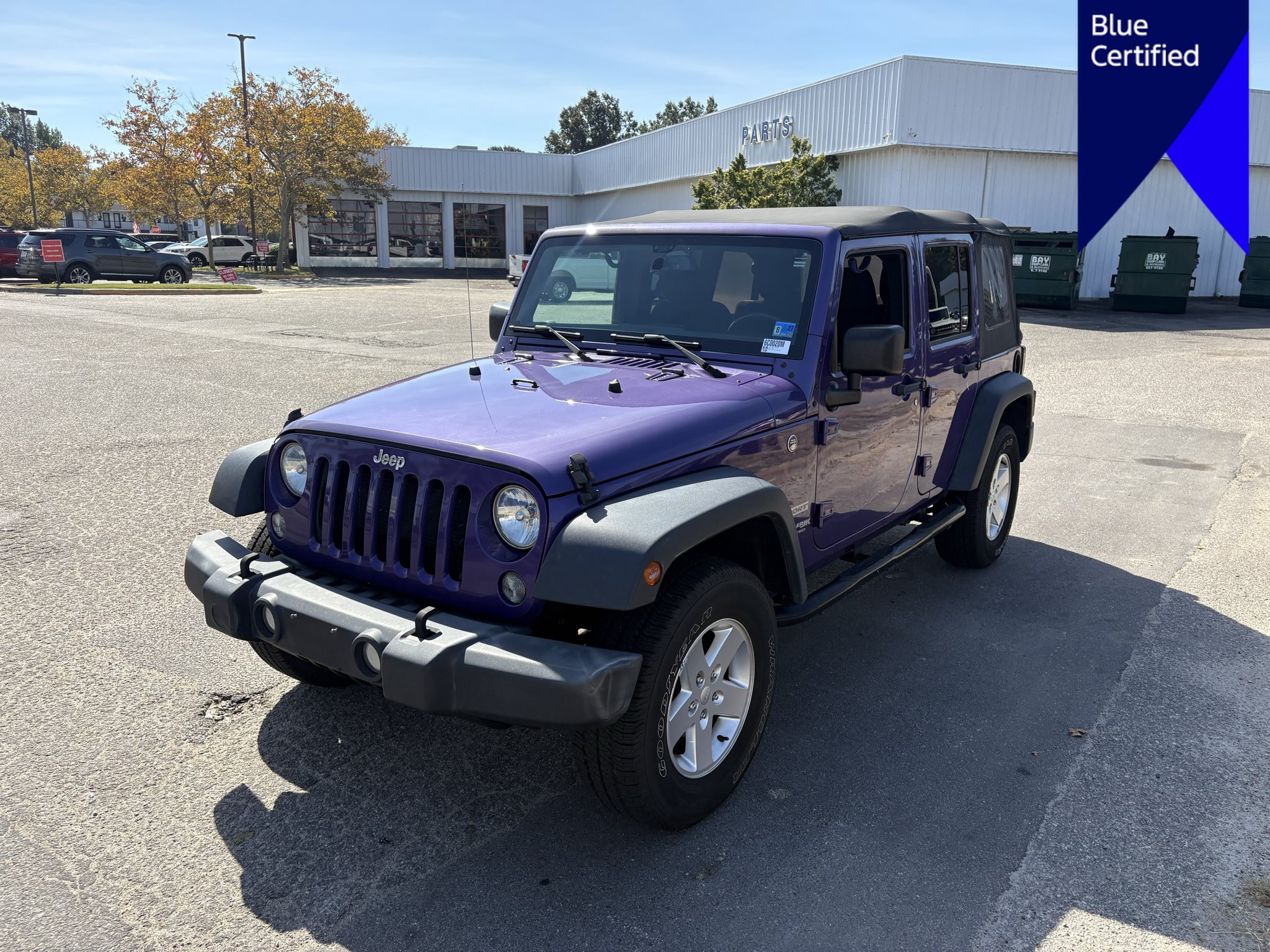 Used 2018 Jeep Wrangler Unlimited Sport S AWD/4WD image 1