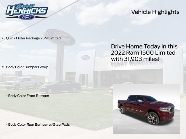 Used 2022 RAM 1500 Limited w/ Body-Colour Bumper Group AWD/4WD image 4
