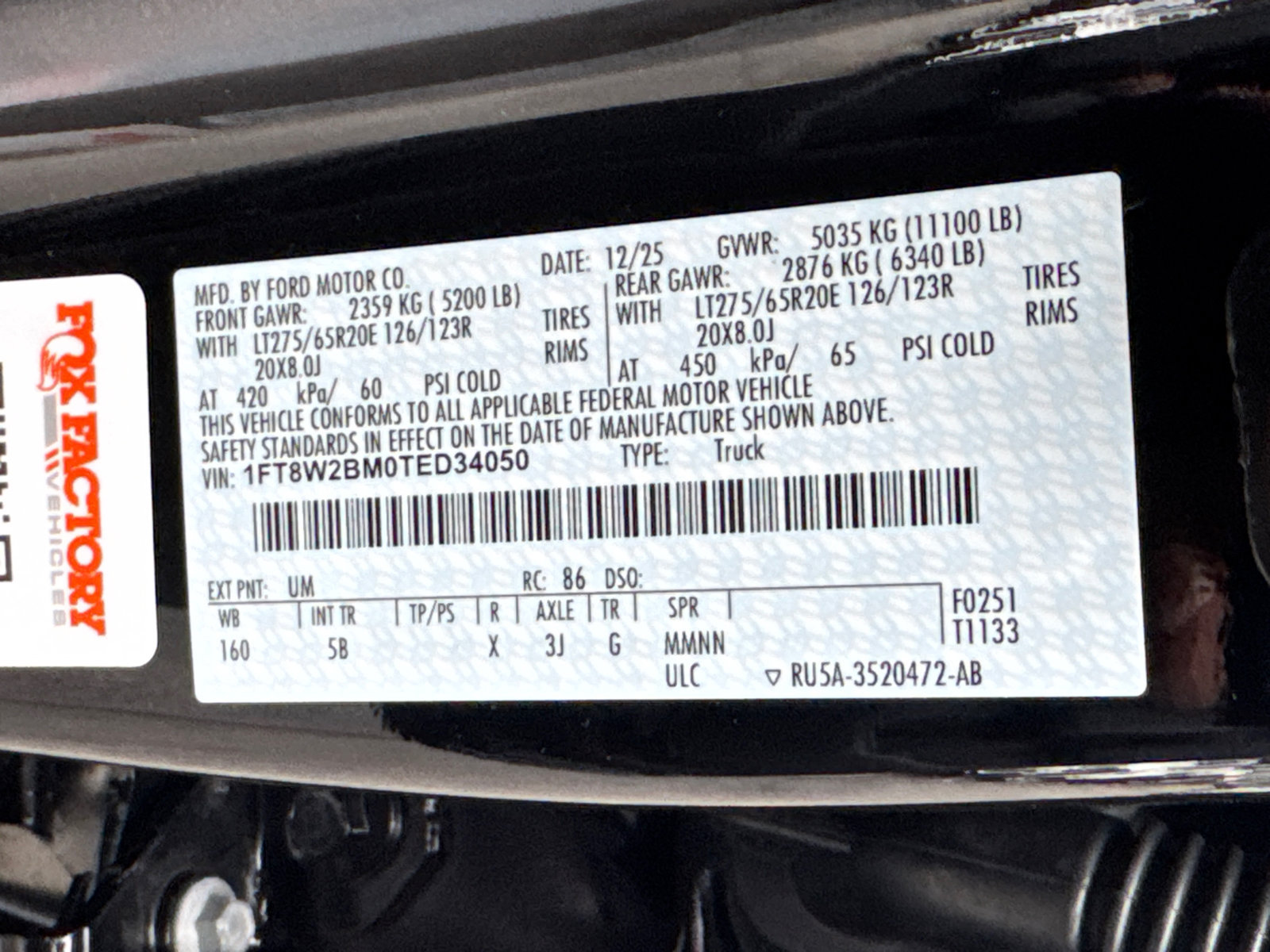 New 2026 Ford F250 Lariat w/ Black Appearance Package AWD/4WD image 32