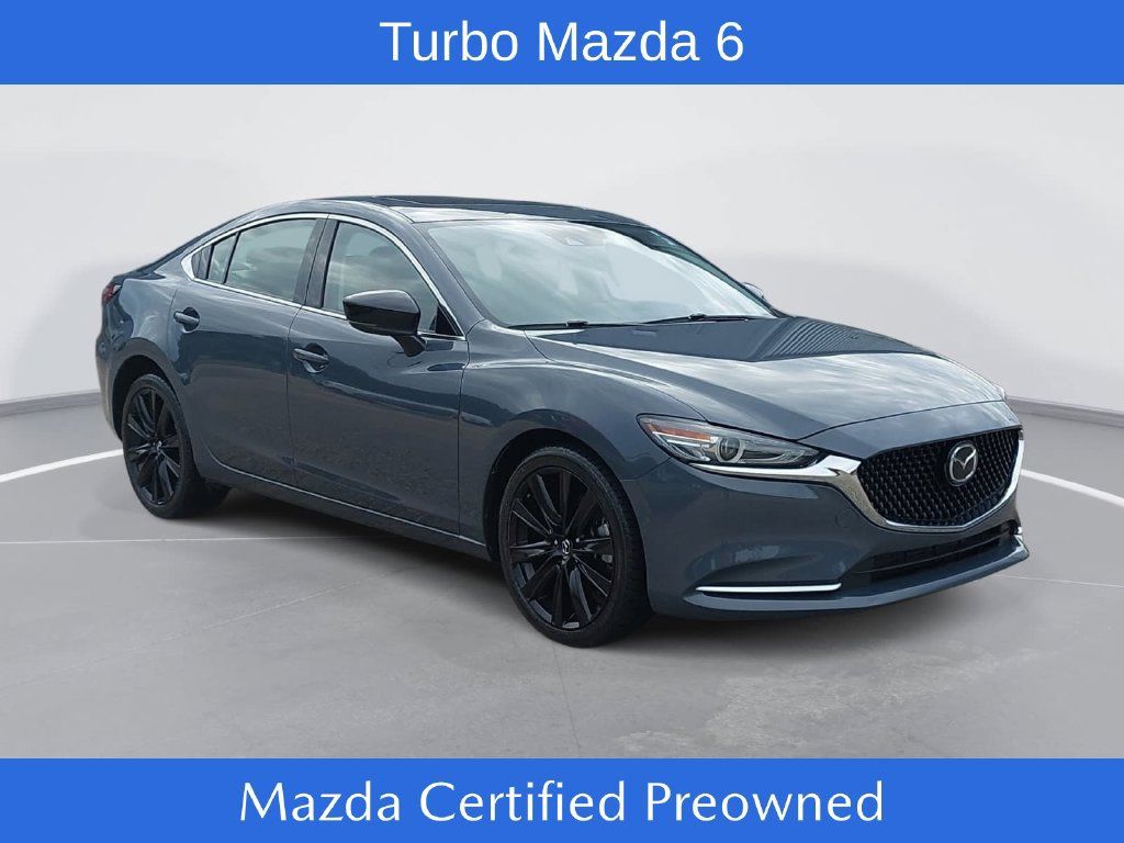 Certified 2021 MAZDA MAZDA6 Carbon Edition FWD image 3