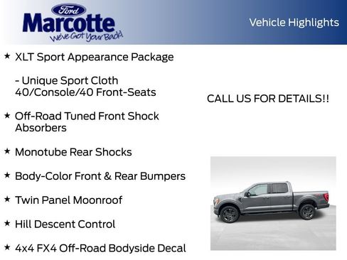 Used 2023 Ford F150 XLT w/ Equipment Group 302A High AWD/4WD image 14