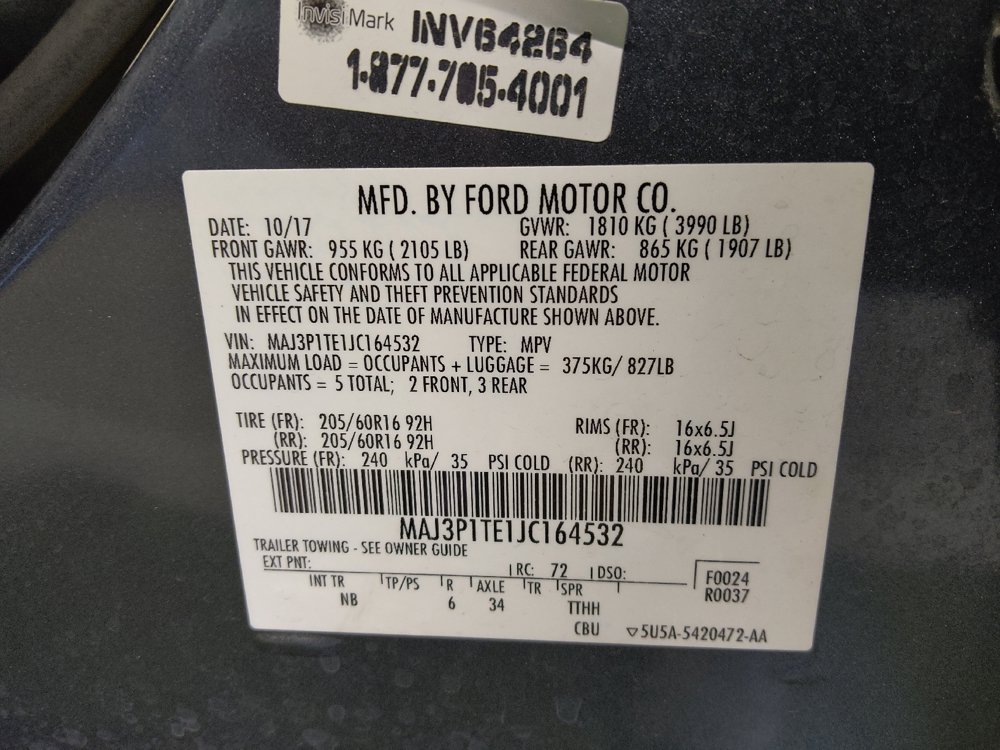 Used 2018 Ford EcoSport SE w/ SE Convenience Package FWD image 33