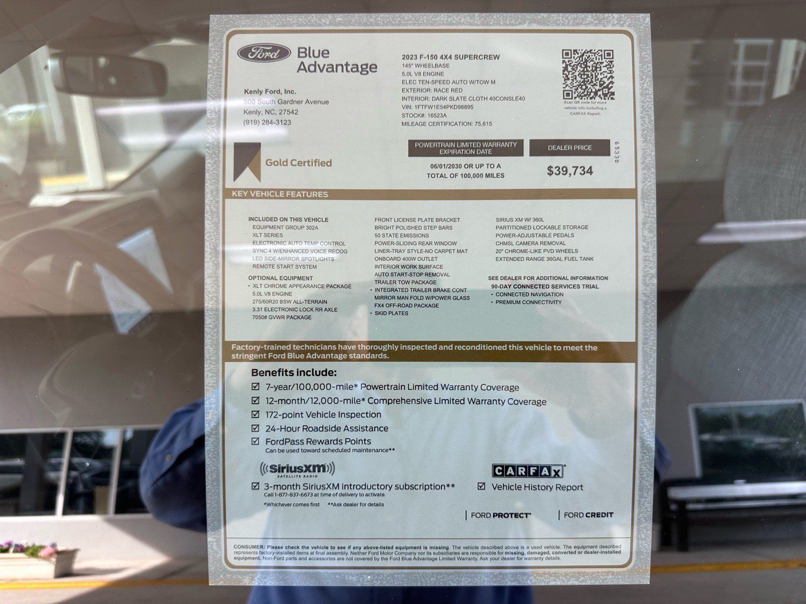 Certified 2023 Ford F150 XLT w/ Equipment Group 302A High AWD/4WD image 5