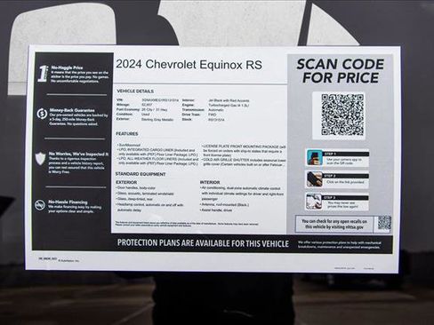 Used 2024 Chevrolet Equinox RS w/ LPO, Floor Liner Package FWD image 28