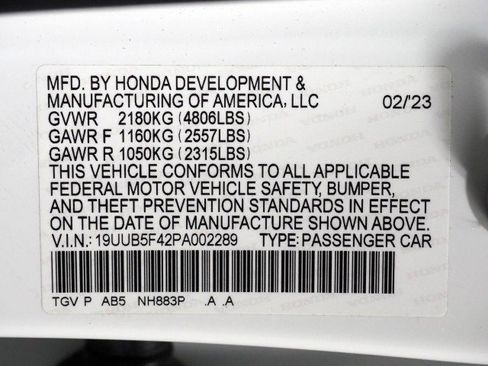 Used 2023 Acura TLX FWD w/Technology Package image 64