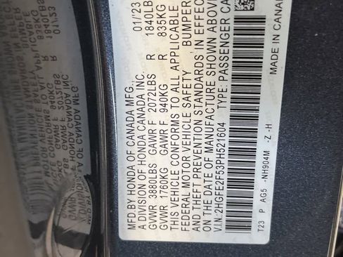 Used 2023 Honda Civic Sport image 23