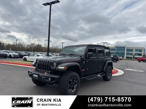 Used 2021 Jeep Wrangler Unlimited Rubicon 4xe w/ Steel Bumper Group image 2