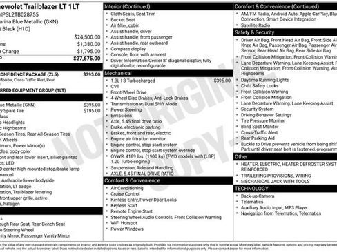 Used 2026 Chevrolet TrailBlazer LT w/ Driver Confidence Package image 32