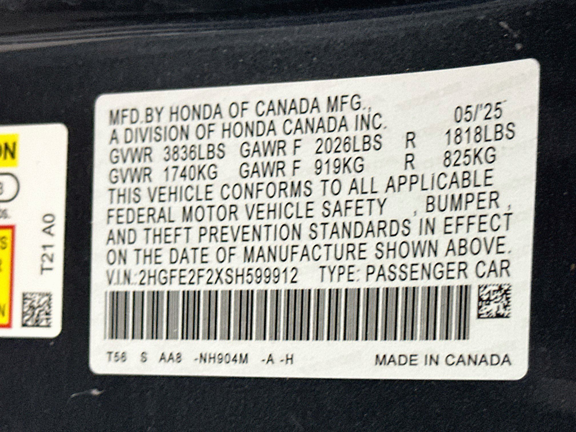 Used 2025 Honda Civic LX image 12