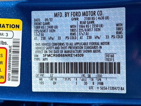 Used 2022 Ford Bronco Sport Big Bend w/ Convenience Package AWD/4WD image 29