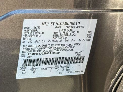 Used 2022 Ford Edge SEL w/ Convenience Package AWD/4WD image 16