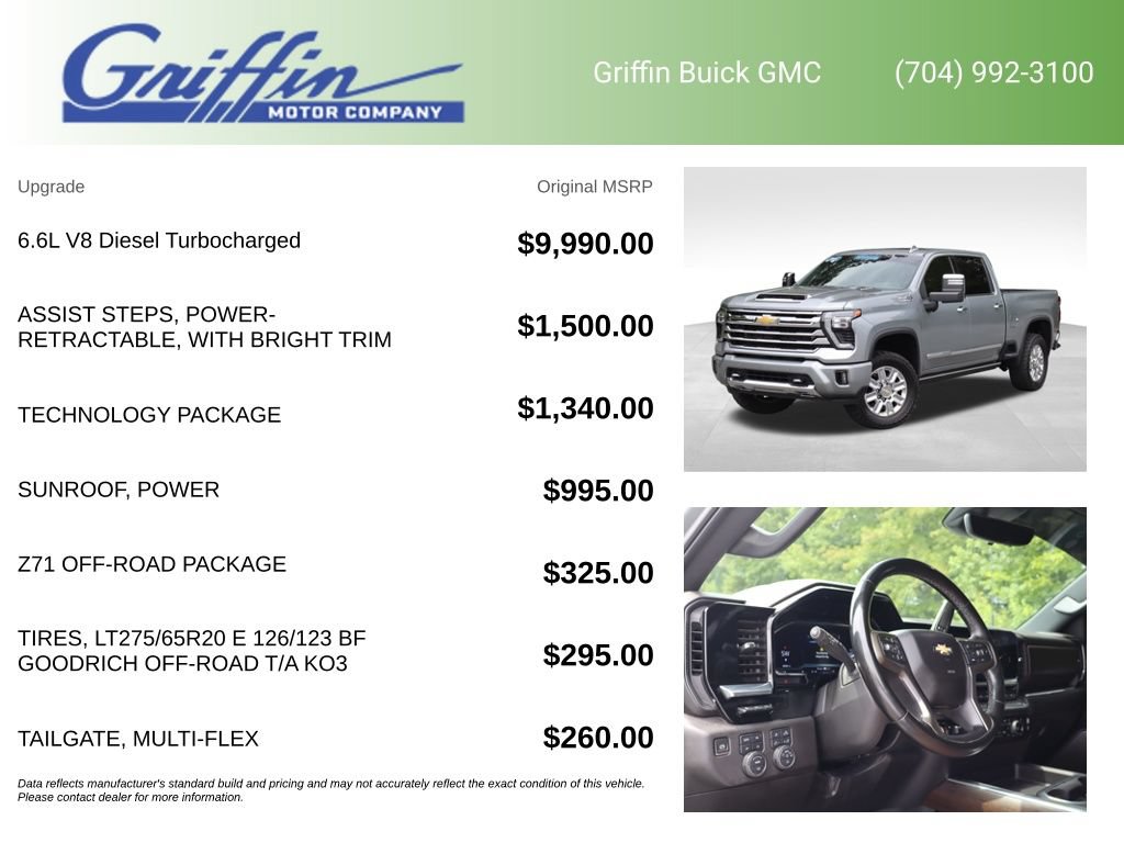Certified 2025 Chevrolet Silverado 2500 High Country w/ Technology Package AWD/4WD image 6