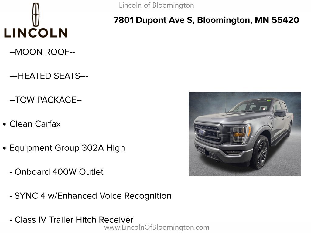 Used 2023 Ford F150 XLT w/ Equipment Group 302A High AWD/4WD image 4