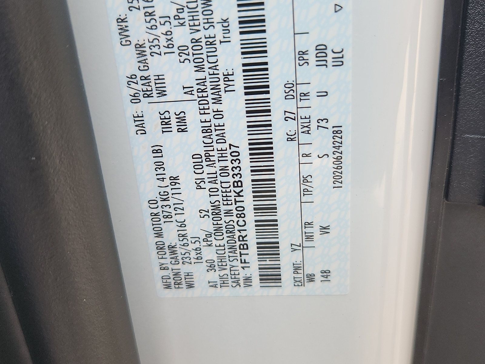 New 2026 Ford Transit 250 148 Medium Roof RWD image 18
