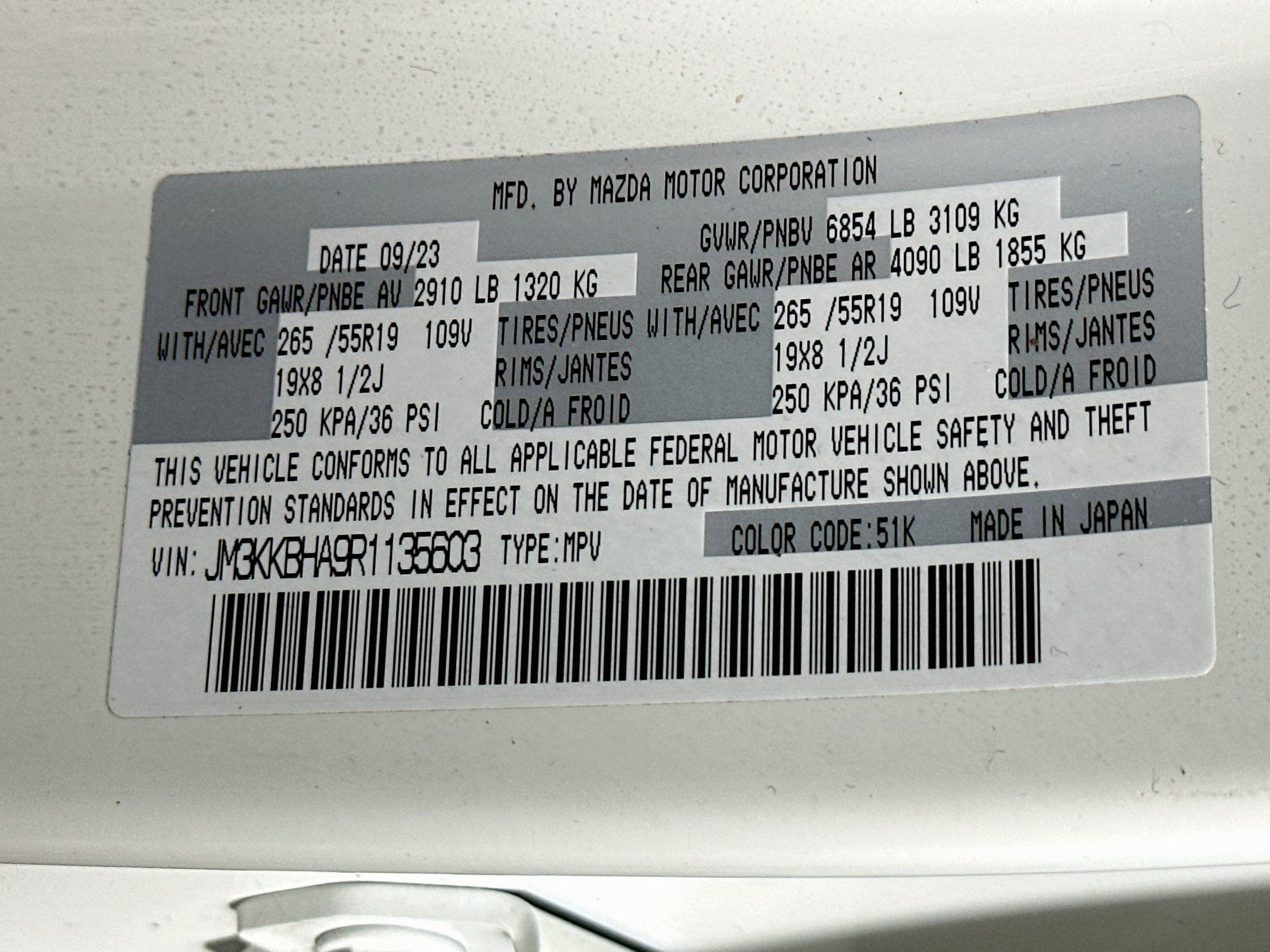 Used 2024 MAZDA CX-90 Plug-In Hybrid w/ Preferred AWD/4WD image 12