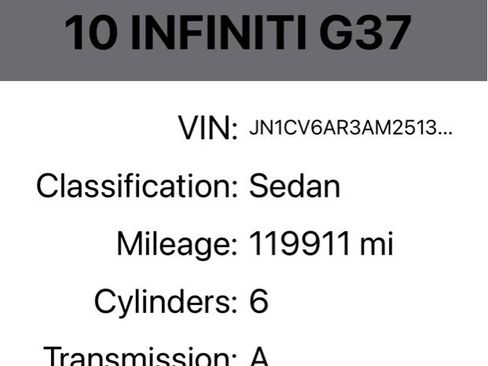Used 2010 INFINITI G37 x Sedan w/ Premium Pkg AWD/4WD image 13
