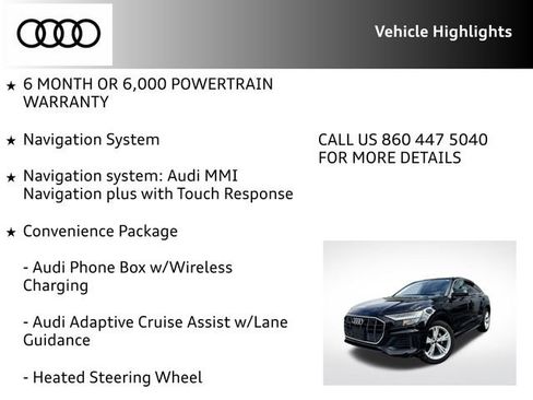 Certified 2023 Audi Q8 Premium w/ Convenience Package AWD/4WD image 17