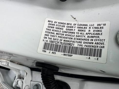 Used 2018 Honda Civic EX image 30