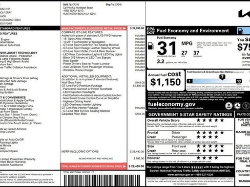 Used 2022 Kia K5 GT-Line w/ GT-Line FWD Premium Package image 15