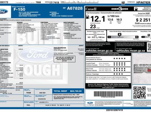 Used 2017 Ford F150 Lariat w/ Equipment Group 502A Luxury AWD/4WD image 3